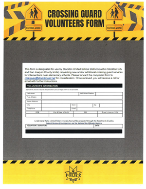 Seeking Crossing Guard